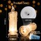4PCS White LED Candles (D:2.5" x H:7"),Flameless Pillar Candle,Battery Operated Candles/Fake Candle, Velas Artificiales para Decoracion for Valentine Wedding Ramadan Christmas Decorations